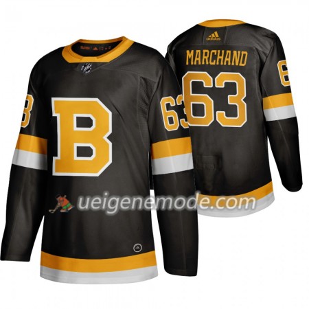 Herren Eishockey Boston Bruins Trikot Brad Marchand 63 Adidas 2019-2020 Schwarz Authentic